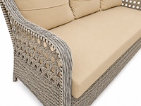 Loungeset, venice, wit/grijs, beige - afbeelding 3 van  7