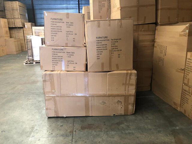 Loungeset vonato, 8-delig, donkergrijs - afbeelding 2 van  2