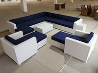 Loungeset, vonato , almira, wit - afbeelding 1 van  2
