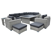 Loungeset vonato, lorica, lichtgrijs - afbeelding 3 van  3