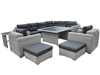 Loungeset vonato, lorica, lichtgrijs