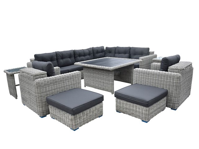 Loungeset vonato, lorica, lichtgrijs - afbeelding 3 van  3