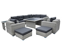 Loungeset vonato, lorica, lichtgrijs - afbeelding 3 van  3