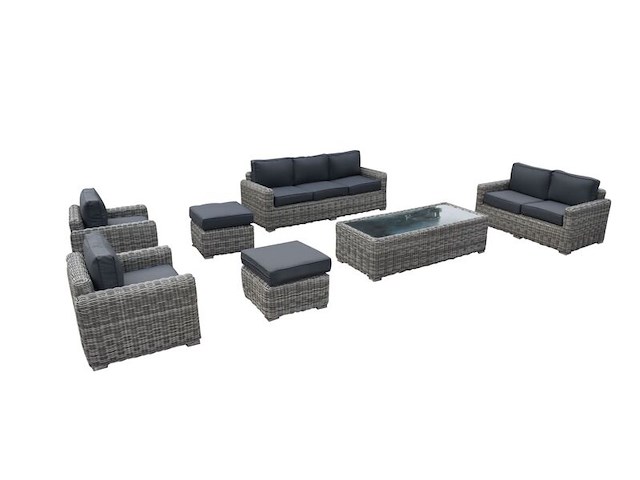 Loungeset vonato, merlano, bruin - afbeelding 1 van  2