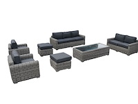 Loungeset, vonato, merlano, bruin - afbeelding 1 van  2