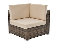 Loungeset vonato, oasi, bruin wicker - afbeelding 9 van  10