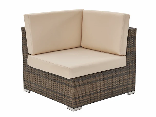 Loungeset, vonato, oasi, bruin wicker - afbeelding 9 van  10