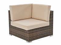 Loungeset, vonato, oasi, bruin wicker - afbeelding 9 van  10