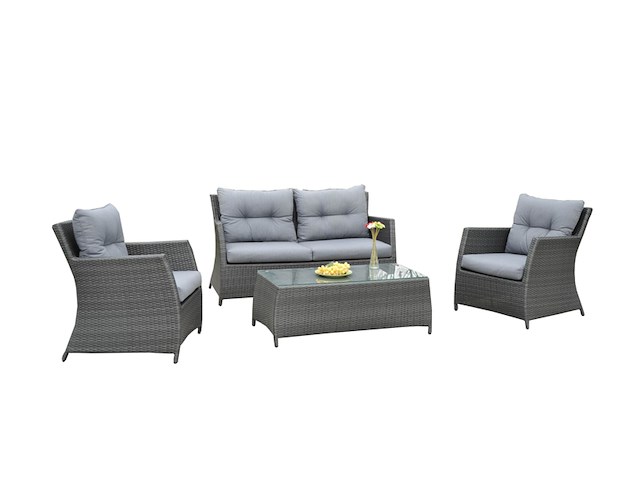 Loungeset vonato toscano antraciet - afbeelding 2 van  3