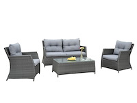 Loungeset vonato toscano antraciet - afbeelding 2 van  3