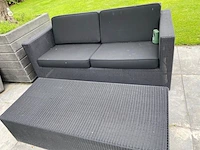 Loungeset, zwart - afbeelding 2 van  3