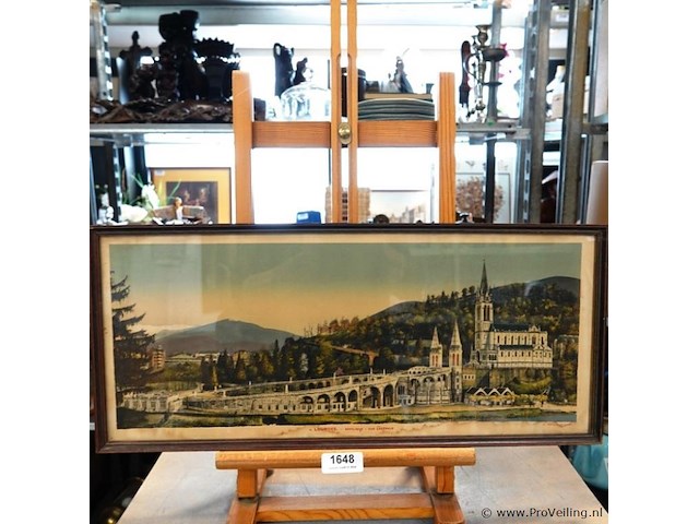 Lourdes basilique - vue laterale - afbeelding 1 van  5