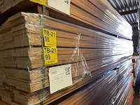 Louro vermehlo planken geschaafd 3650x145x21mm (81x) - afbeelding 4 van  4