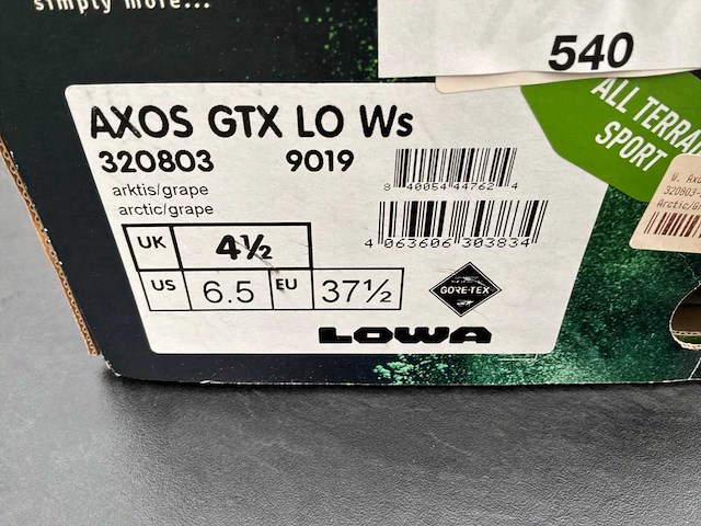 Lowa axos gtx sportschoen (4x) - afbeelding 3 van  6