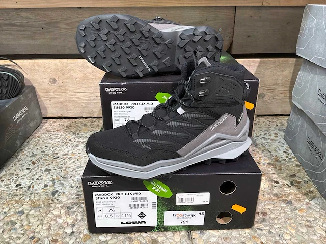 Lowa maddox pro gtx mid wandelschoen 41.5 (2x) - afbeelding 1 van  3