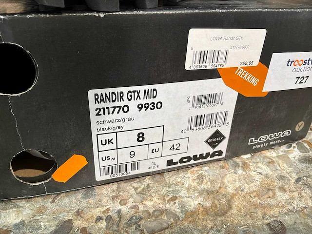 Lowa randir gtx mid wandelschoen 42 - afbeelding 3 van  3