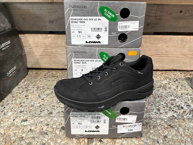Lowa renegade evo gtx lo ws wandelschoen (3x) - afbeelding 1 van  5