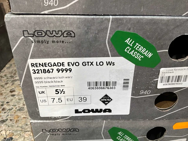 Lowa renegade evo gtx lo ws wandelschoen (3x) - afbeelding 4 van  5