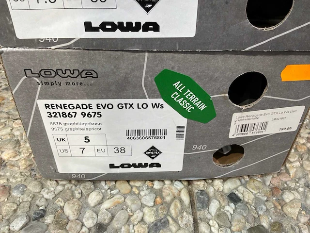 Lowa renegade evo gtx lo ws wandelschoen (3x) - afbeelding 5 van  5