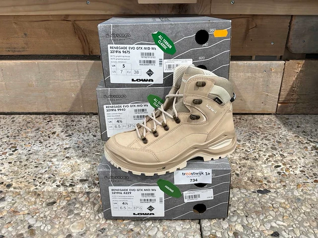 Lowa renegade evo gtx mid ws wandelschoen (3x) - afbeelding 1 van  5
