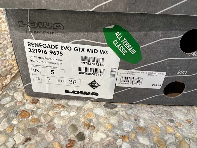 Lowa renegade evo gtx mid ws wandelschoen (3x) - afbeelding 5 van  5
