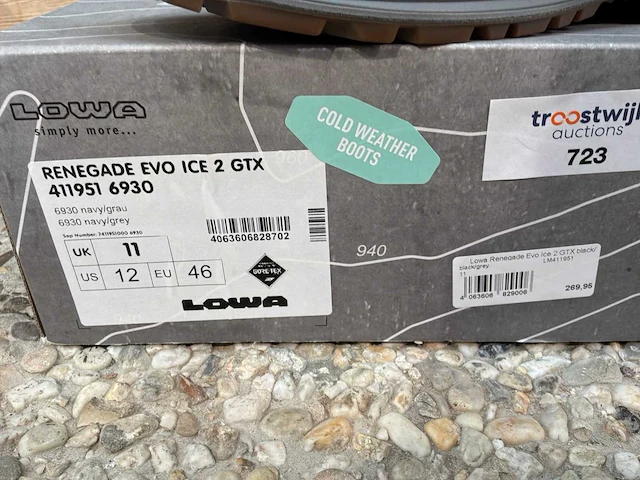 Lowa renegade evo ice 2 gtx wandelschoen 46 - afbeelding 3 van  3