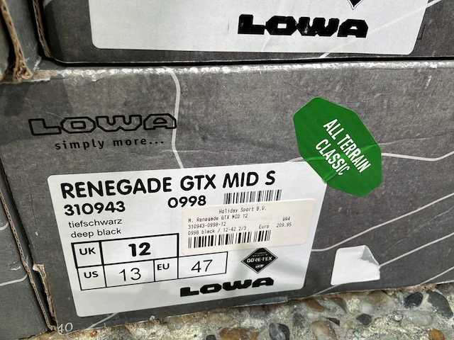 Lowa renegade gtx mid wandelschoen (4x) - afbeelding 5 van  6