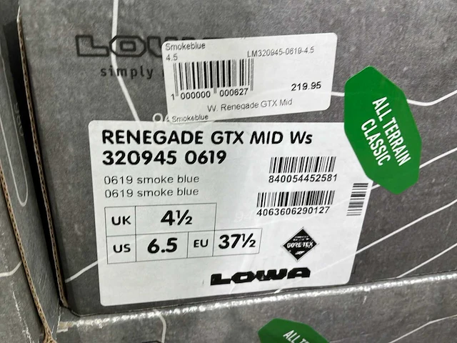 Lowa renegade gtx mid wandelschoen (4x) - afbeelding 6 van  6