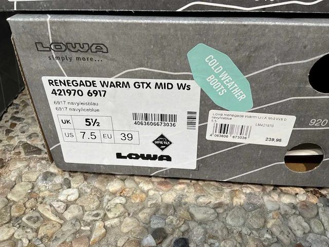 Lowa renegade warm gtx mid wandelschoen (2x) - afbeelding 4 van  4