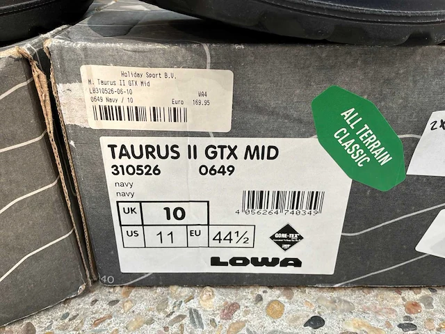 Lowa taurus ii gtx mid wandelschoen 44.5 (2x) - afbeelding 5 van  5