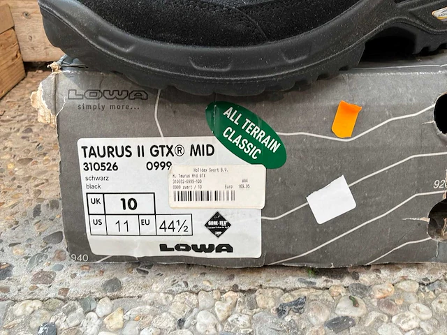 Lowa taurus ii gtx mid wandelschoen 44.5 (2x) - afbeelding 3 van  5