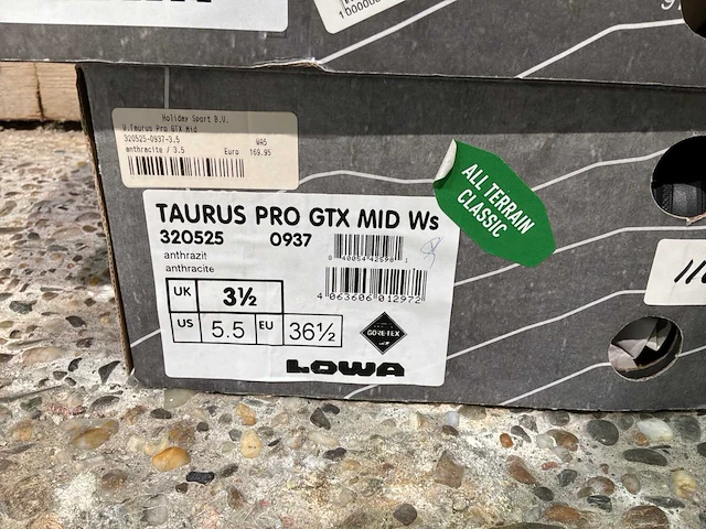 Lowa taurus pro gtx mid wandelschoen (2x) - afbeelding 4 van  4