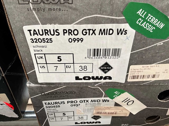 Lowa taurus pro wandelschoen (3x) - afbeelding 4 van  5