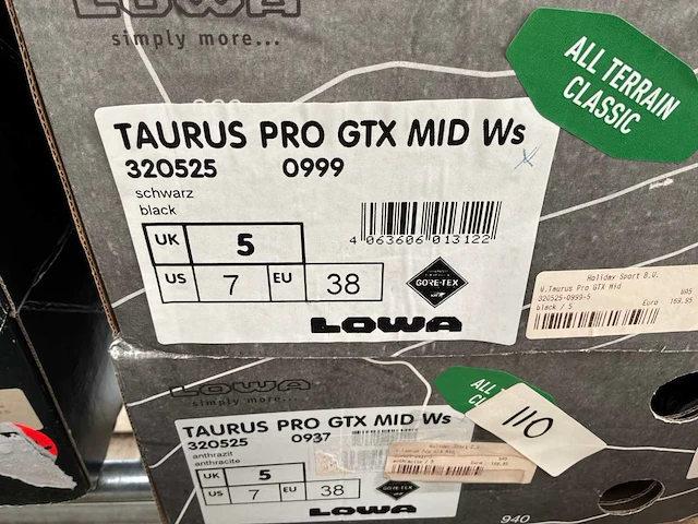 Lowa taurus pro wandelschoen (3x) - afbeelding 4 van  5