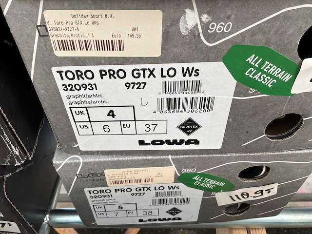 Lowa toro pro wandelschoen (4x) - afbeelding 4 van  6