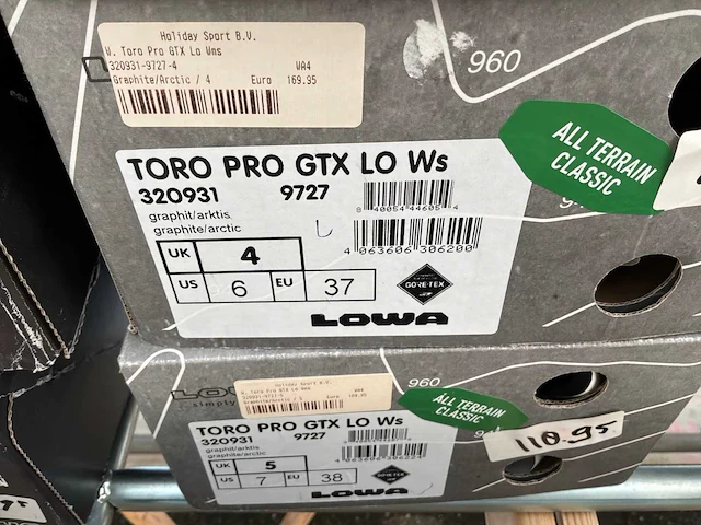 Lowa toro pro wandelschoen (4x) - afbeelding 4 van  6
