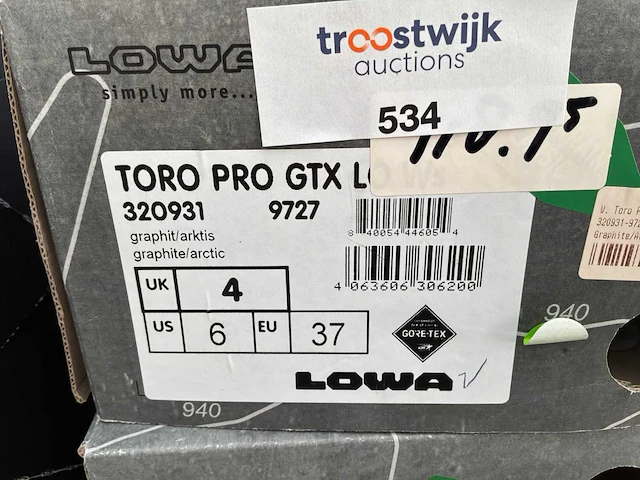 Lowa toro pro wandelschoen (4x) - afbeelding 6 van  6
