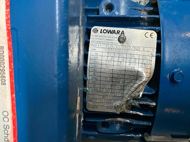 Lowara e-lnth in line pomp - afbeelding 7 van  7