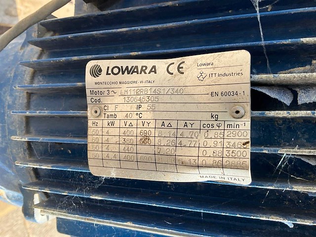 Lowara hydrovar hv 3.4 f/120d1 hydrofoorpompinstallatie - afbeelding 9 van  9