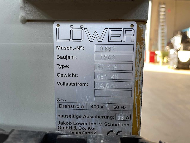Löwer - 1998 - fa 4 s - diverse schuur- en polijstmachines - afbeelding 19 van  19