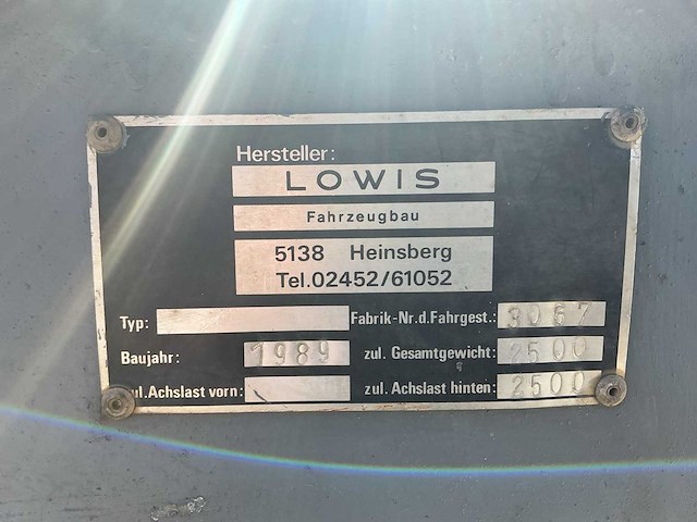 Lowis fahrzeugbau - trailer/dieplader - afbeelding 4 van  12