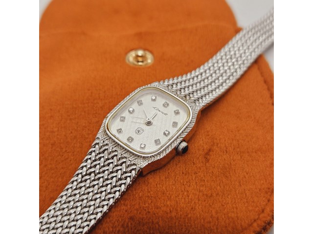 Lowsell dameshorloge met 12 x 0,09ct diamanten - afbeelding 2 van  6