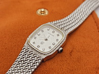 Lowsell dameshorloge met 12 x 0,09ct diamanten - afbeelding 2 van  6