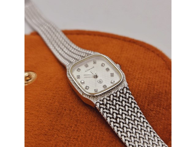 Lowsell dameshorloge met 12 x 0,09ct diamanten - afbeelding 3 van  6