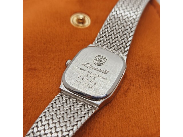 Lowsell dameshorloge met 12 x 0,09ct diamanten - afbeelding 5 van  6