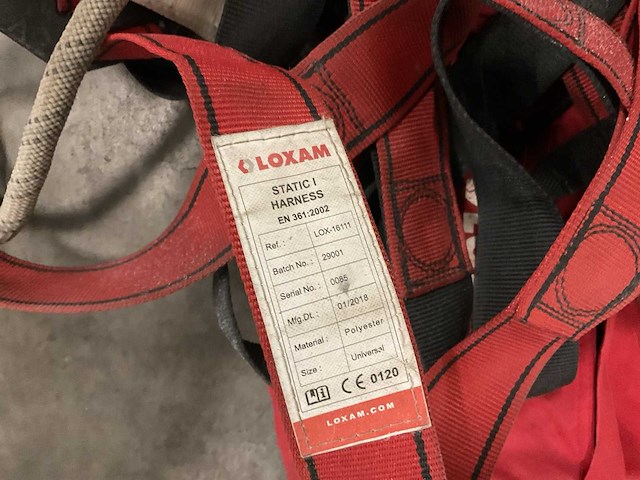 Loxam static valbeveiliging in rugzak - afbeelding 2 van  2