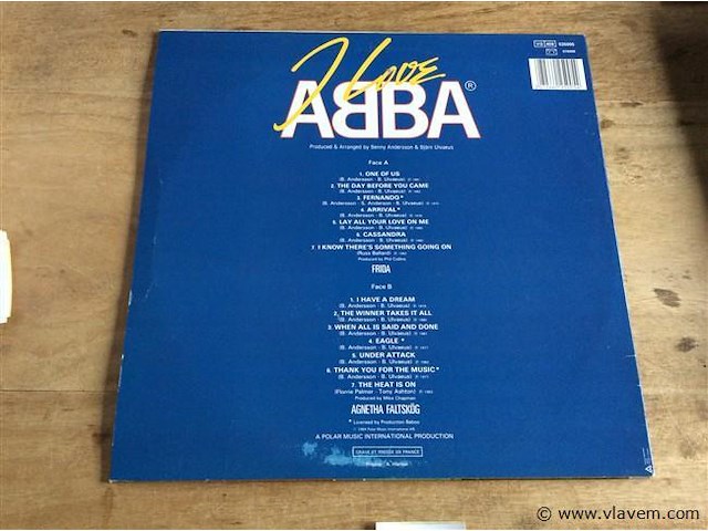 Lp abba - afbeelding 2 van  2