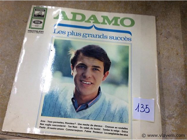 Lp adamo + getekende foto - afbeelding 1 van  4