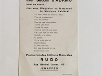 Lp adamo + getekende foto - afbeelding 4 van  4