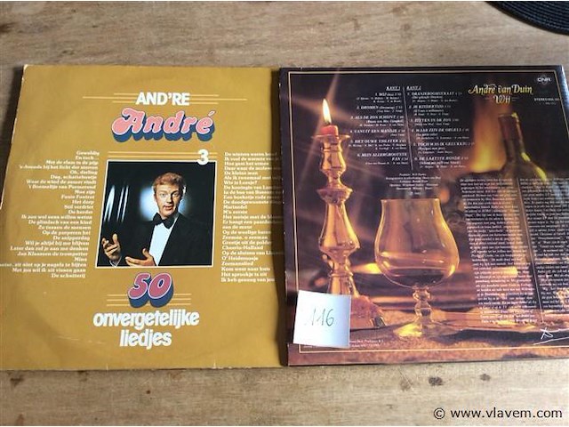 Lp andré van duin 2stuks - afbeelding 2 van  2